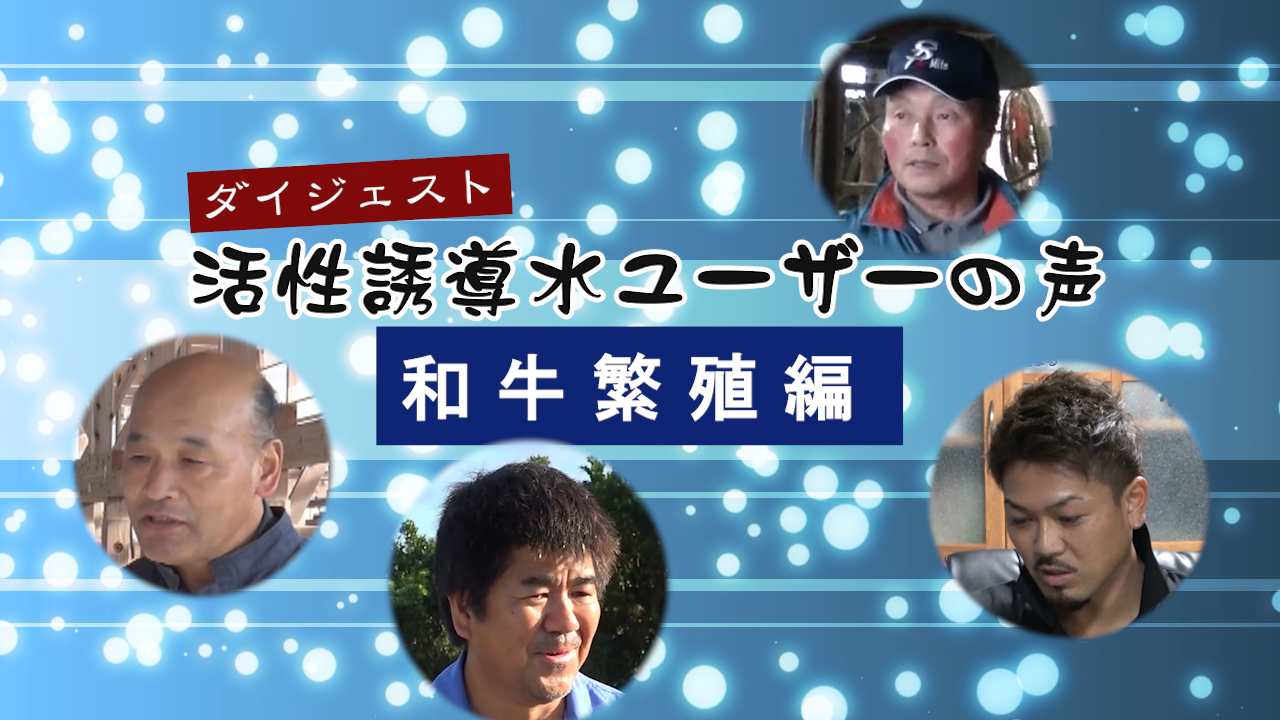 【和牛繁殖編】活性誘導水ユーザーの声【第141回】