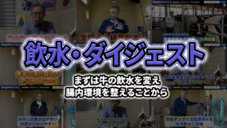 【飲水ダイジェスト】はじめの1歩は牛の飲水を変えることから【DNW432】